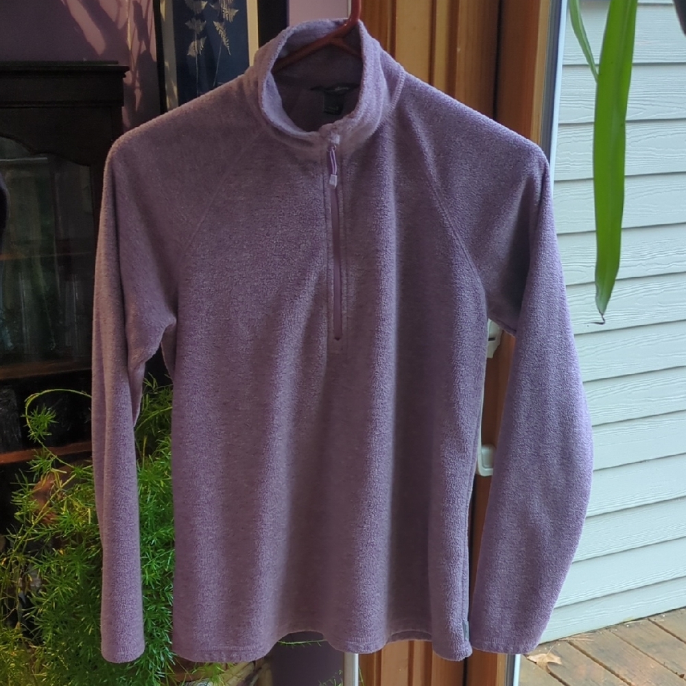 Eddie Bauer Purple Fleece Pullover